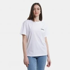 Γυναικεία Napapijri S-Veny Γυναικείο T-shirt BRIGHTWHITE 002 -Γυναικεία Ρούχα Εκπτώσεις napapijri s veny ss brightwhite 002 3