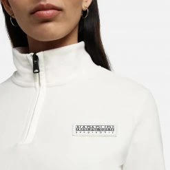 Napapijri T-Morgex Fleece Γυναικεία Μπλούζα με Μακρύ Μανίκι WHITECAP GRAY -Γυναικεία Ρούχα Εκπτώσεις napapijri t morgex w whitecap gray 2