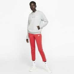 Nike Sportswear Essential Γυναικεία Μπλούζα με Κουκούλα DK GREY HEATHER/WHITE -Γυναικεία Ρούχα Εκπτώσεις nike sportswear essential 13