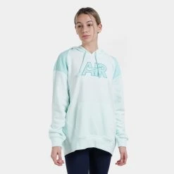 Nike Air Γυναικεία Μπλούζα με Κουκούλα BARELY GREEN/LIGHT DEW/WASHED TEAL