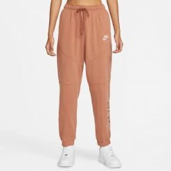 Γυναικεία Nike Air Γυναικείο Παντελόνι Φόρμας MINERAL CLAY/RED BARK/PINK OXFORD
