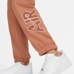 Γυναικεία Nike Air Γυναικείο Παντελόνι Φόρμας MINERAL CLAY/RED BARK/PINK OXFORD -Γυναικεία Ρούχα Εκπτώσεις nike w nsw air flc pant 8