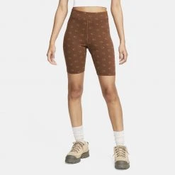 Γυναικεία Nike Air Γυναικείο Biker Σορτς CACAO WOW/ALE BROWN