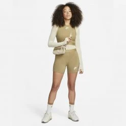 Γυναικεία Nike Air Γυναικείο Σορτς BARLEY/LEMON DROP -Γυναικεία Ρούχα Εκπτώσεις nike w nsw air rib short 4