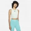Γυναικεία Nike Sportswear Air Rib Γυναικείο Crop Tank Top BARELY GREEN/WASHED TEAL -Γυναικεία Ρούχα Εκπτώσεις nike w nsw air rib tank
