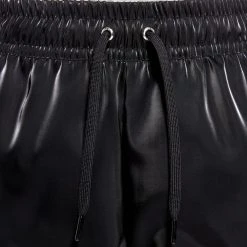 Γυναικεία Nike Sportswear Air Short Sheen Γυναικείο Σορτς BLACK/WHITE -Γυναικεία Ρούχα Εκπτώσεις nike w nsw air short sheen 4