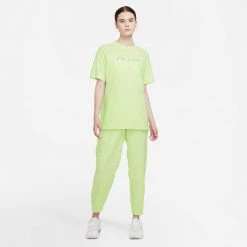 Γυναικεία Nike Air SS Γυναικείο T-Shirt LIME ICE/WHITE -Γυναικεία Ρούχα Εκπτώσεις nike w nsw air ss top bf 10
