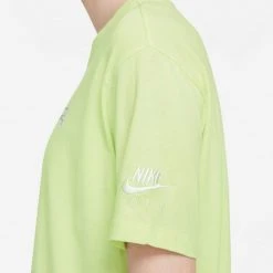 Γυναικεία Nike Air SS Γυναικείο T-Shirt LIME ICE/WHITE -Γυναικεία Ρούχα Εκπτώσεις nike w nsw air ss top bf 8