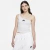 Γυναικεία Nike Air Asymmetrical Γυναικείο Tank Top PURE PLATINUM/WHITE/BLACK -Γυναικεία Ρούχα Εκπτώσεις nike w nsw air tank asym