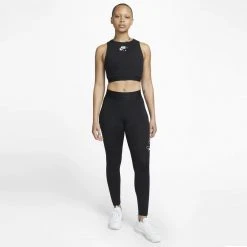 Γυναικεία Nike Air Γυναικείο Ψηλόμεσο Κολάν BLACK/DK SMOKE GREY/WHITE -Γυναικεία Ρούχα Εκπτώσεις nike w nsw air tights hr 10