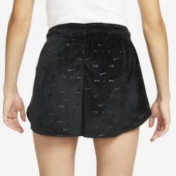 Γυναικεία Nike Air Γυναικείο Σορτς BLACK/WHITE -Γυναικεία Ρούχα Εκπτώσεις nike w nsw air vlr mr short 2