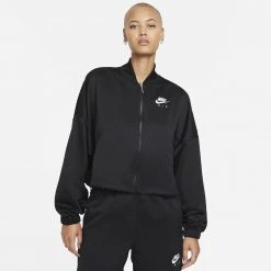 Nike Sportswear Crop Γυναικεία Ζακέτα BLACK/WHITE