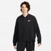 Nike Sportswear Club Fleece Γυναικεία Μπλούζα με Κουκούλα BLACK/WHITE