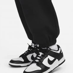 Γυναικεία Nike Sportswear Club Fleece Γυναικείο Παντελόνι Φόρμας BLACK/WHITE 10 Γυναικεία Nike Sportswear Club Fleece Γυναικείο Παντελόνι Φόρμας BLACK/WHITE -Γυναικεία Ρούχα Εκπτώσεις nike w nsw club flc mr os pant 4