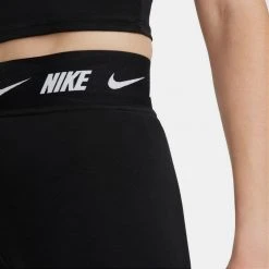 Γυναικεία Nike Sportswear Club Γυναικείο Κολάν BLACK -Γυναικεία Ρούχα Εκπτώσεις nike w nsw club hw lggng 7