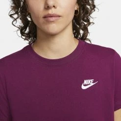 Γυναικεία Nike Sportswear Γυναικείο T-Shirt SANGRIA/WHITE 6 Γυναικεία Nike Sportswear Γυναικείο T-Shirt SANGRIA/WHITE -Γυναικεία Ρούχα Εκπτώσεις nike w nsw club tee 8