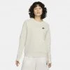 Nike Sportswear Essential Fleece Γυναικεία Μπλούζα Φούτερ LT OREWOOD BRN/BLACK