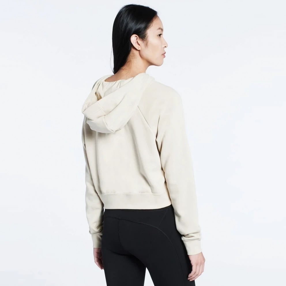 Nike Sportswear Essential Cropped Γυναικεία Μπλούζα με Κουκούλα RATTAN/WHITE 2 Nike Sportswear Essential Cropped Γυναικεία Μπλούζα με Κουκούλα RATTAN/WHITE - Image 2