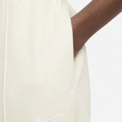 Nike Sportswear Essential Γυναικεία Φόρμα COCONUT MILK/WHITE -Γυναικεία Ρούχα Εκπτώσεις nike w nsw essntl flc hr pnt clctn 2