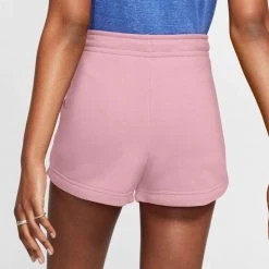 Γυναικεία Nike Sportswear Essential Γυναικείο Σορτς PINK GLAZE/WHITE 6 Γυναικεία Nike Sportswear Essential Γυναικείο Σορτς PINK GLAZE/WHITE -Γυναικεία Ρούχα Εκπτώσεις nike w nsw essntl flc hr short ft 7
