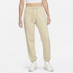 Γυναικεία Nike Sportswear Essential Γυναικείο Παντελόνι Φόρμας RATTAN/RATTAN/WHITE