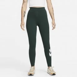Γυναικεία Nike Essential Γυναικείο Κολάν PRO GREEN/WHITE