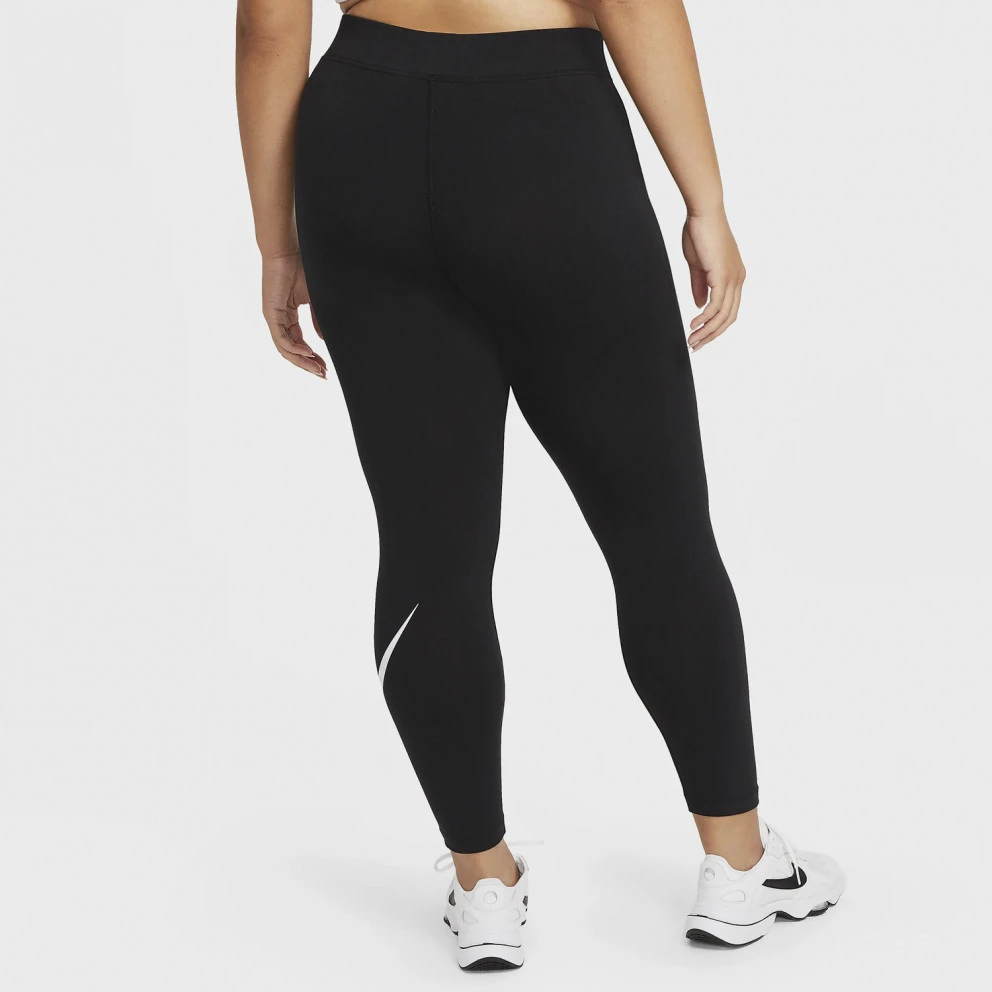 Γυναικεία Nike NSW Essential Γυναικείο Κολάν Plus Size BLACK/WHITE 2 Γυναικεία Nike NSW Essential Γυναικείο Κολάν Plus Size BLACK/WHITE - Image 2