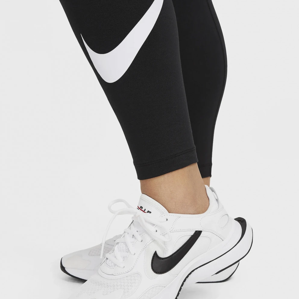 Γυναικεία Nike NSW Essential Γυναικείο Κολάν Plus Size BLACK/WHITE 4 Γυναικεία Nike NSW Essential Γυναικείο Κολάν Plus Size BLACK/WHITE - Image 4