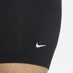 Γυναικεία Nike Sportswear Essential Plus Size Biker Σορτς BLACK/WHITE -Γυναικεία Ρούχα Εκπτώσεις nike w nsw essntl mr biker sh plus 3