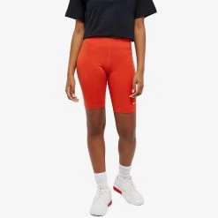Γυναικεία Nike Sportswear Essential Γυναικείο Biker Σορτς MANTRA ORANGE/WHITE