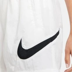 Γυναικεία Nike Sportswear Essentials Woven Γυναικείο Σορτς WHITE/BLACK -Γυναικεία Ρούχα Εκπτώσεις nike w nsw essntl wvn hr short hbr 6