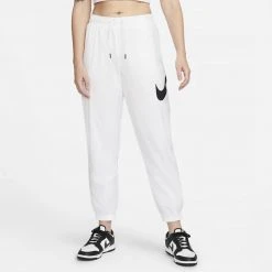 Γυναικεία Nike Sportswear Essential Γυναικείο Παντελόνι Φόρμας White/Black