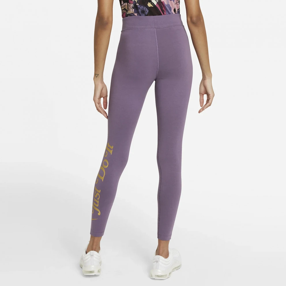 Γυναικεία Nike Sportswear Femme Γυναικείο Κολάν AMETHYST SMOKE/METALLIC GOLD 2 Γυναικεία Nike Sportswear Femme Γυναικείο Κολάν AMETHYST SMOKE/METALLIC GOLD - Image 2