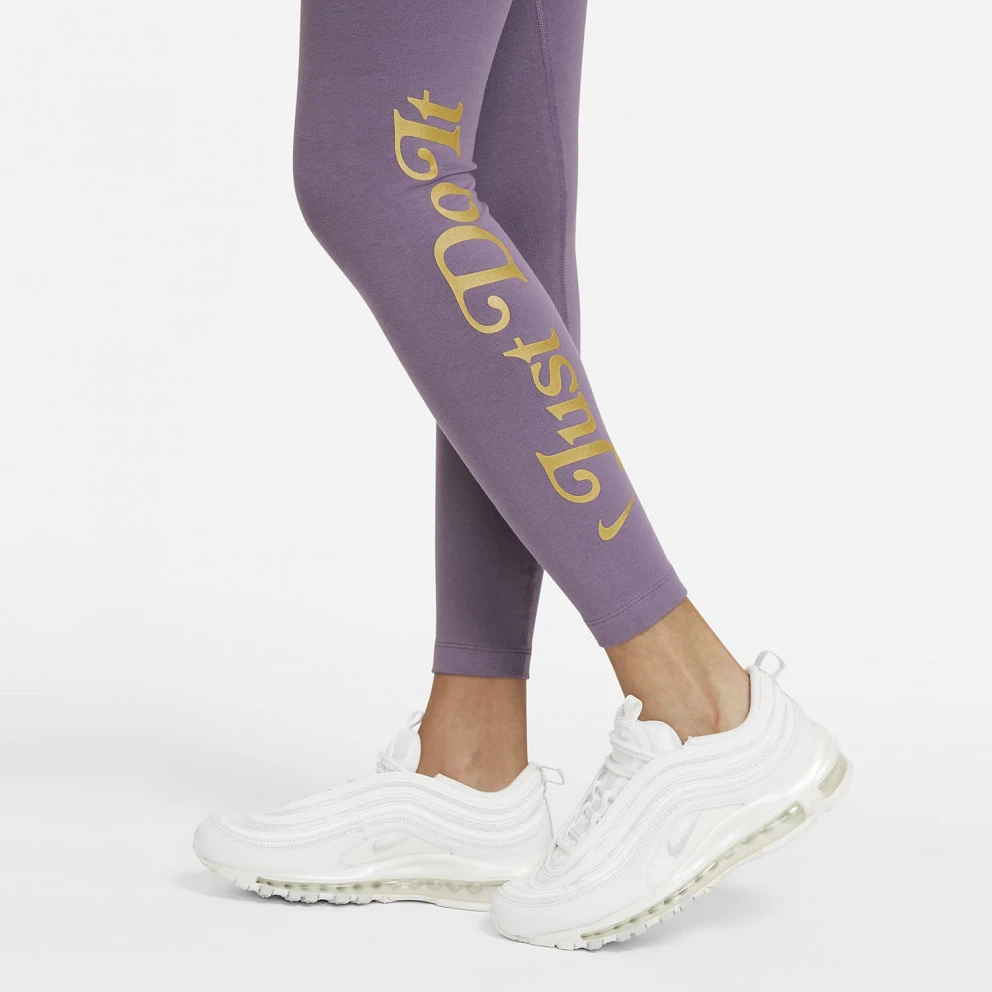 Γυναικεία Nike Sportswear Femme Γυναικείο Κολάν AMETHYST SMOKE/METALLIC GOLD 3 Γυναικεία Nike Sportswear Femme Γυναικείο Κολάν AMETHYST SMOKE/METALLIC GOLD - Image 3