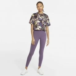 Γυναικεία Nike Sportswear Femme Γυναικείο Κολάν AMETHYST SMOKE/METALLIC GOLD 7 Γυναικεία Nike Sportswear Femme Γυναικείο Κολάν AMETHYST SMOKE/METALLIC GOLD -Γυναικεία Ρούχα Εκπτώσεις nike w nsw femme lgging hbr hr 3