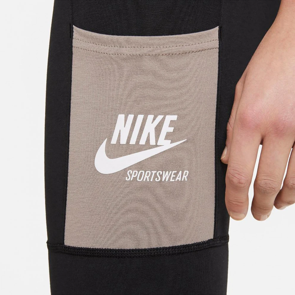 Γυναικεία Nike Sportwear Heritage Γυναικείο Κολάν BLACK/MOON FOSSIL/WHITE 3 Γυναικεία Nike Sportwear Heritage Γυναικείο Κολάν BLACK/MOON FOSSIL/WHITE - Image 3