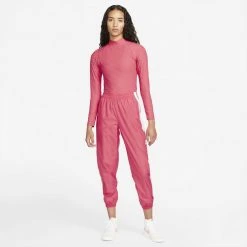 Nike Sportswear Icon Clash Γυναικεία Μπλούζα με Μακρύ Μανίκι ARCHAEO PINK -Γυναικεία Ρούχα Εκπτώσεις nike w nsw icn clsh mock ls top 4