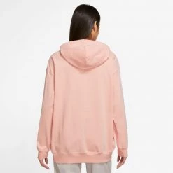 Nike Sportswear Oversized Γυναικεία Ζακέτα ARCTIC ORANGE/WHITE -Γυναικεία Ρούχα Εκπτώσεις nike w nsw jrsy os fz hoodie 1