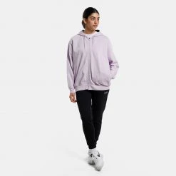 Nike Sportswear Oversized Γυναικεία Ζακέτα DOLL/WHITE -Γυναικεία Ρούχα Εκπτώσεις nike w nsw jrsy os fz hoodie 6