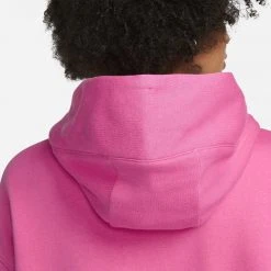 Nike Sportswear Phoenix Fleece Γυναικεία Μπλούζα με Κουκούλα PINKSICLE/SAIL -Γυναικεία Ρούχα Εκπτώσεις nike w nsw phnx flc os po hoodie 7