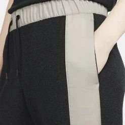 Γυναικεία Nike Sportswear Heritage Γυναικείο Παντελόνι Φόρμας BLACK/MOON FOSSIL/WHITE -Γυναικεία Ρούχα Εκπτώσεις nike w nsw plsh jggr htg 2