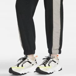 Γυναικεία Nike Sportswear Heritage Γυναικείο Παντελόνι Φόρμας BLACK/MOON FOSSIL/WHITE -Γυναικεία Ρούχα Εκπτώσεις nike w nsw plsh jggr htg 4