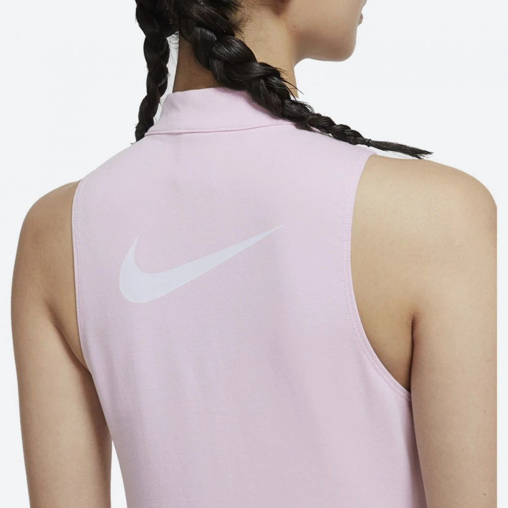 Γυναικεία Nike Sportswear Swoosh Γυναικείο Φόρεμα REGAL PINK/WHITE/WHITE 4 Γυναικεία Nike Sportswear Swoosh Γυναικείο Φόρεμα REGAL PINK/WHITE/WHITE - Image 4