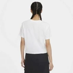 Γυναικεία Nike Sportswear Swoosh Γυναικείο T-Shirt WHITE/BLACK -Γυναικεία Ρούχα Εκπτώσεις nike w nsw swsh ss top 10