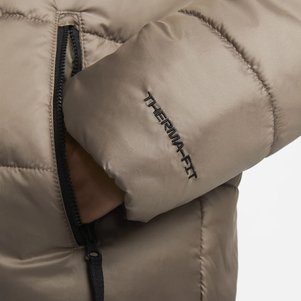 Γυναικεία Nike Sportswear Therma-FIT Repel Γυναικείο Μπουφάν OLIVE GREY/BLACK/BLACK 4 Γυναικεία Nike Sportswear Therma-FIT Repel Γυναικείο Μπουφάν OLIVE GREY/BLACK/BLACK - Image 4