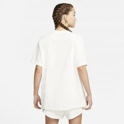 Γυναικεία Nike Air Γυναικείο T-Shirt SAIL/BLACK -Γυναικεία Ρούχα Εκπτώσεις nike w nsw tee bf air 5