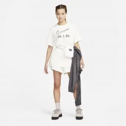 Γυναικεία Nike Air Γυναικείο T-Shirt SAIL/BLACK -Γυναικεία Ρούχα Εκπτώσεις nike w nsw tee bf air 7