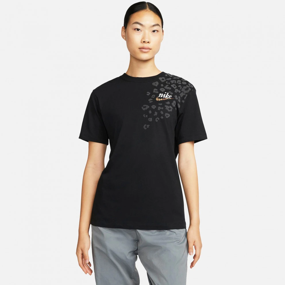 Γυναικεία Nike Sportswear BF Print Γυναικείο T-shirt Black 1 Γυναικεία Nike Sportswear BF Print Γυναικείο T-shirt Black