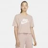Γυναικεία Nike Sportswear Essential Γυναικείο Crop Top PINK OXFORD/WHITE 11 Γυναικεία Nike Sportswear Essential Γυναικείο Crop Top PINK OXFORD/WHITE -Γυναικεία Ρούχα Εκπτώσεις nike w nsw tee essntl crp icn ftr