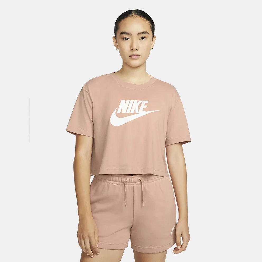 Γυναικεία Nike Sportswear Essential Γυναικείο Crop Top ROSE WHISPER/WHITE 1 Γυναικεία Nike Sportswear Essential Γυναικείο Crop Top ROSE WHISPER/WHITE